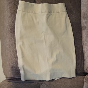 Banana Republic Cream Pencil Skirt